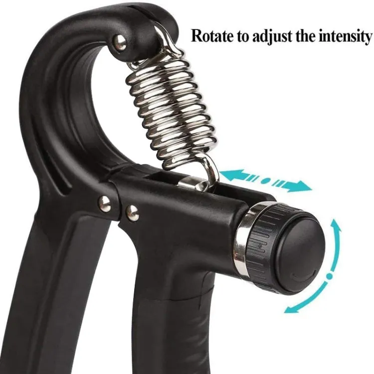 10-40kg Adjustable R-shaped Grip Finger Hand Training Gym(Black Green (Plastic Bag))