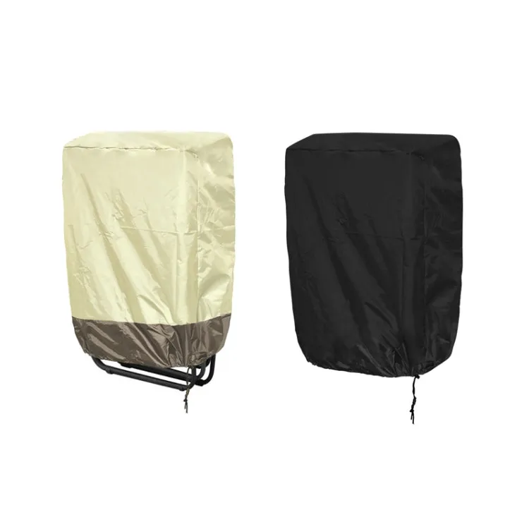 82x93cm Outdoor Deck Chair Cover Waterproof Garden Terrace Patio Chair Cover, Fabric: 600D Oxford(Black)