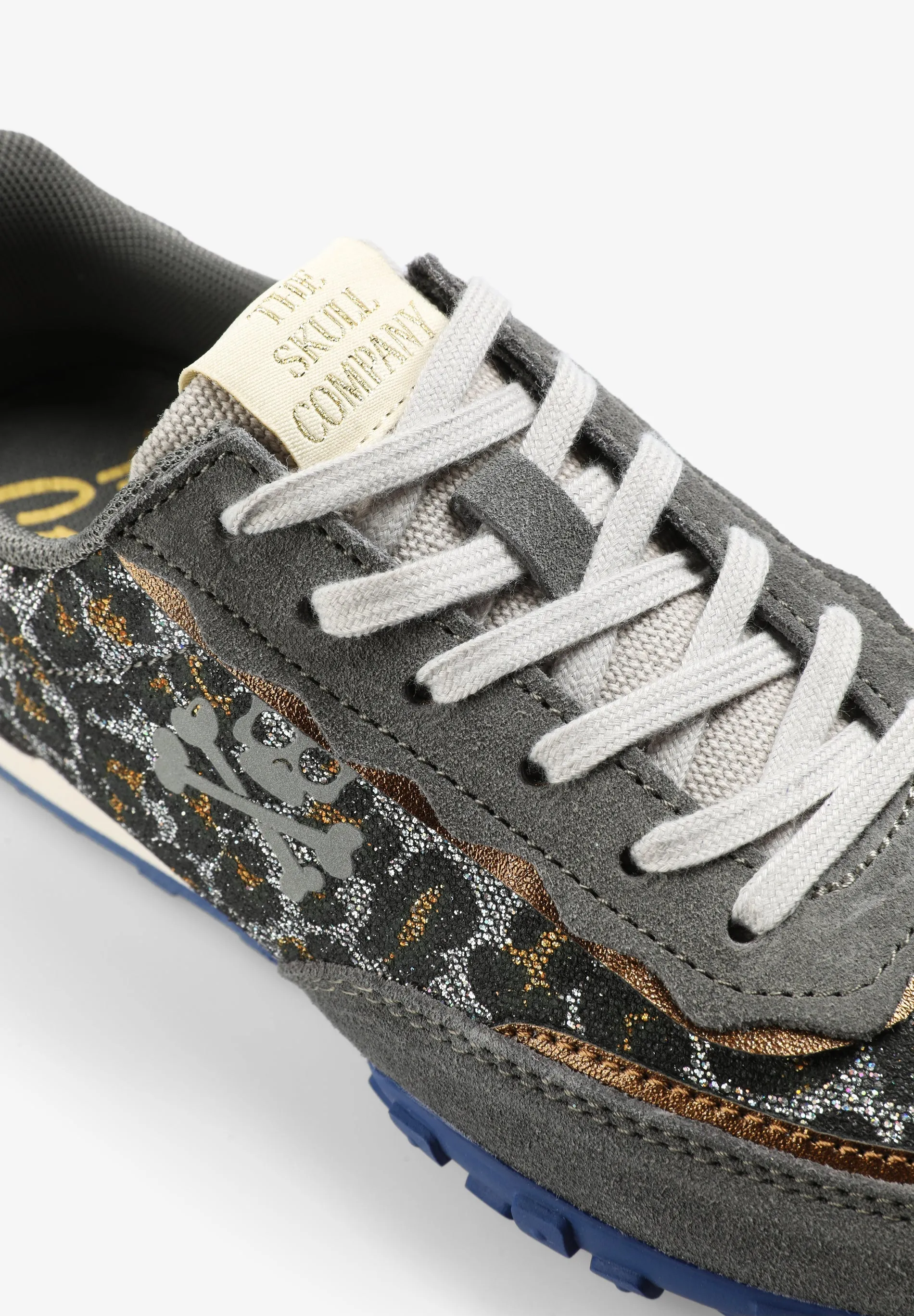 ANIMAL PRINT SNEAKERS WITH TRACK SOLES
