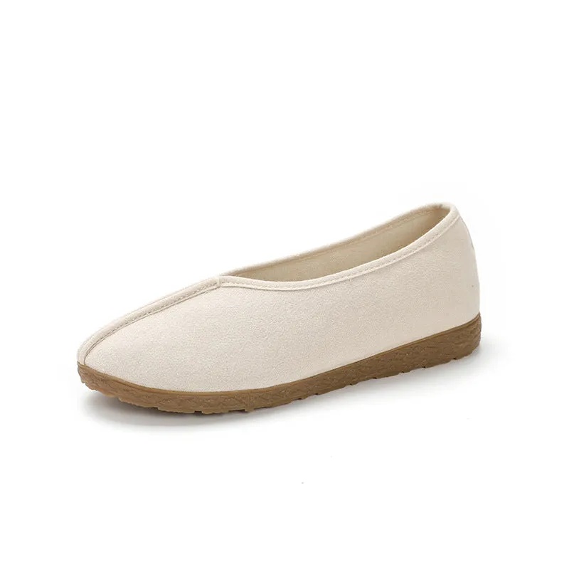 Cool Beijing Cloth Pumps Cotton Round Canvas Shoes