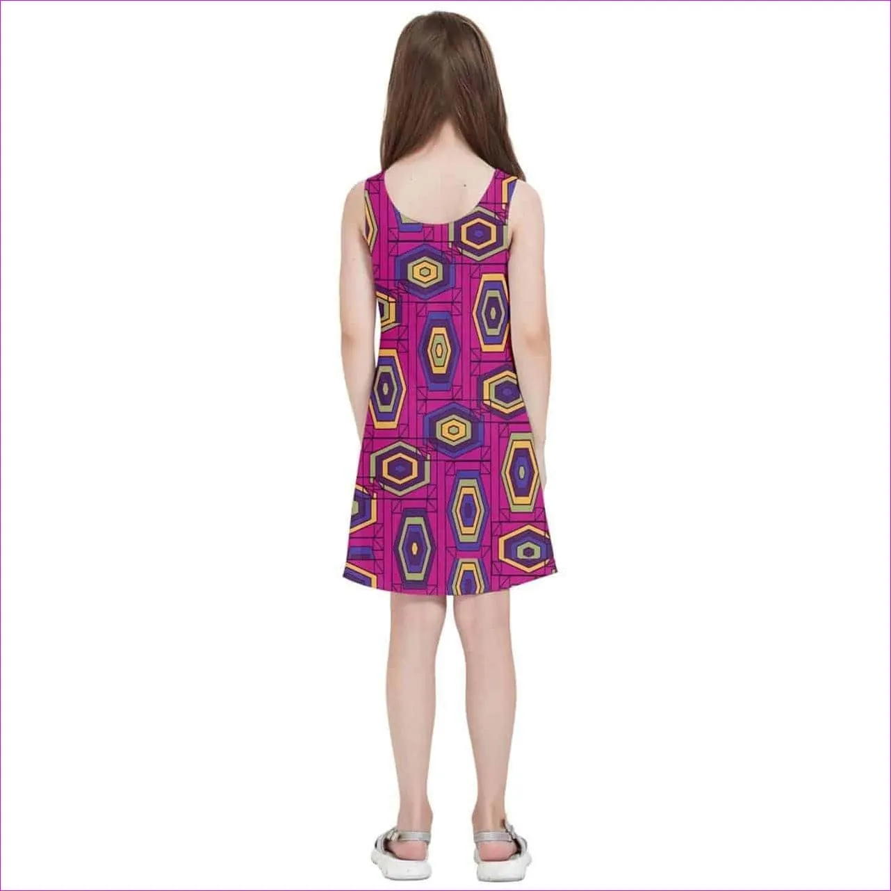 Geode in Color Kids Lightweight Sleeveless Dress
