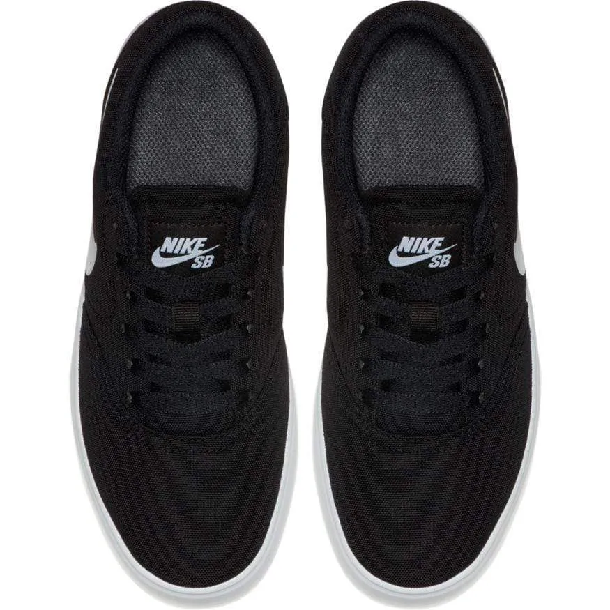 Nike SB Kids Skate Check Canvas (GS) Black White