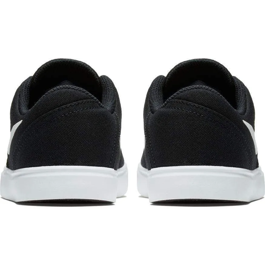 Nike SB Kids Skate Check Canvas (GS) Black White